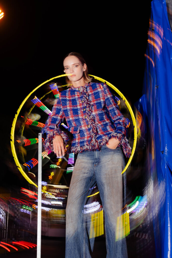 Jeans Wide-Leg Style con Effetto Nuvolato e Risvolto - CP566 - TENSIONE IN