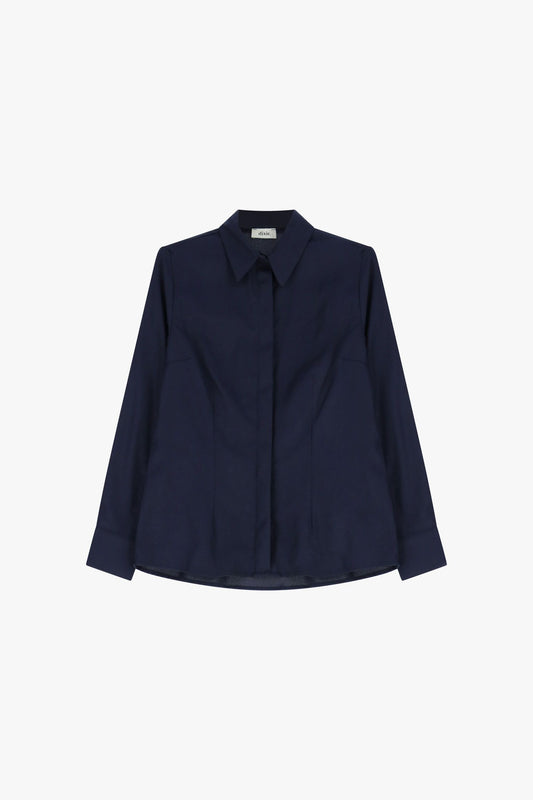 Camicia con colletto classico e bottoni nascosti – DIXIE - c881y043