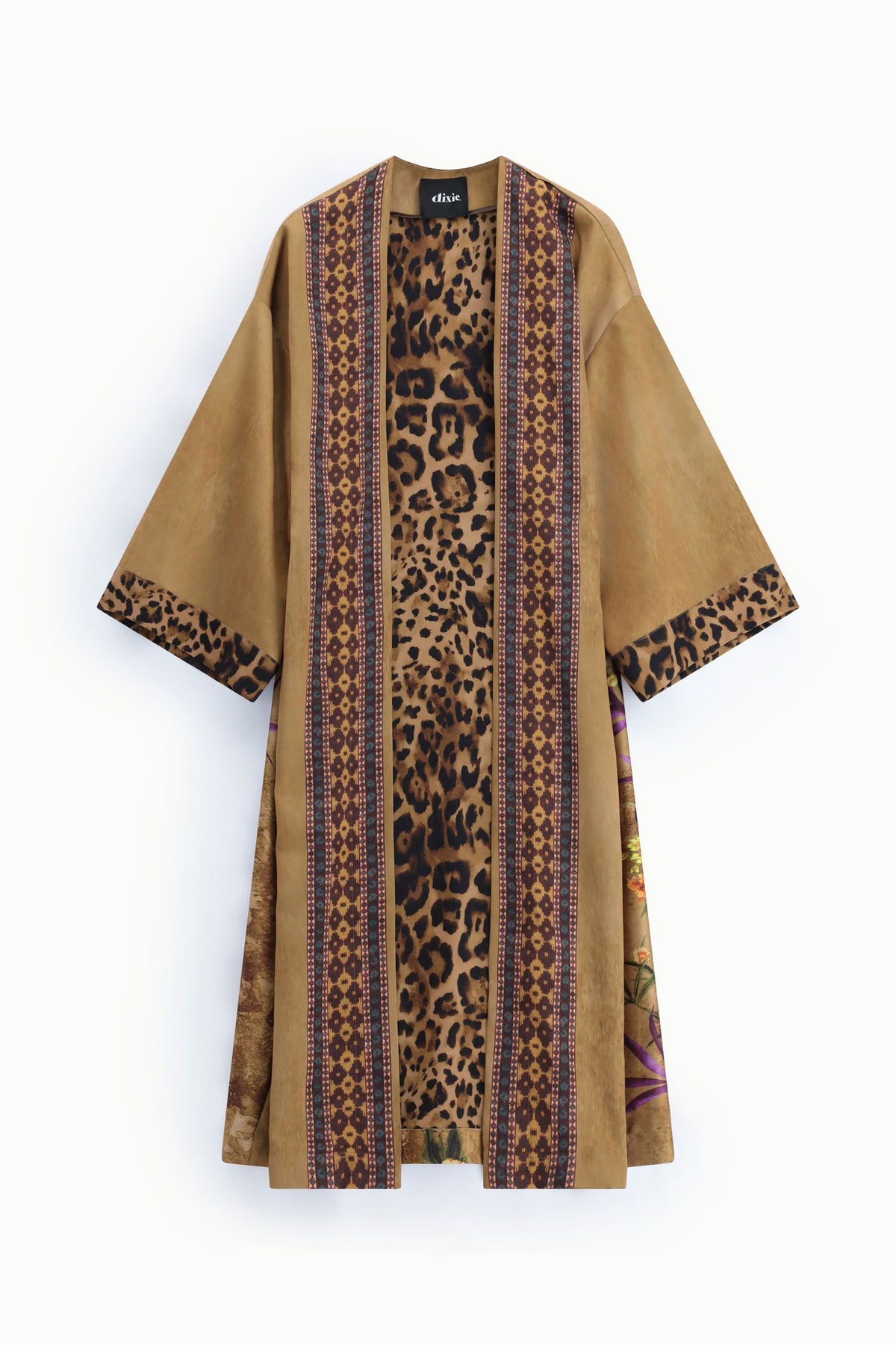 Kimono à motif animalier/floral - SAEO2AZA - DIXIE