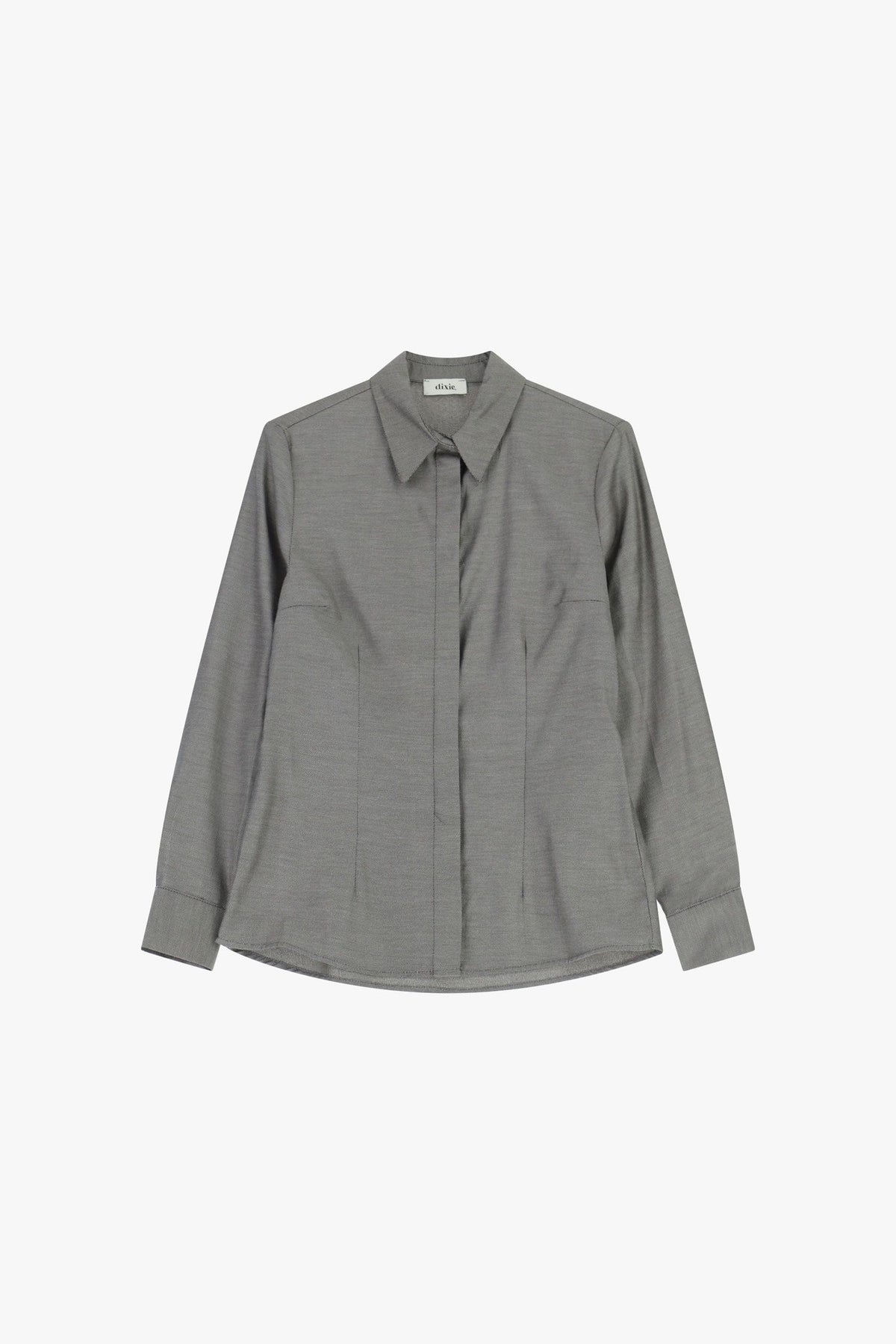Camicia con colletto classico e bottoni nascosti – DIXIE - c881y043