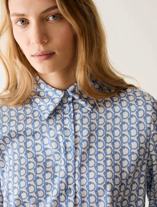 Camicia in raso a fantasia - PENNYBLACK