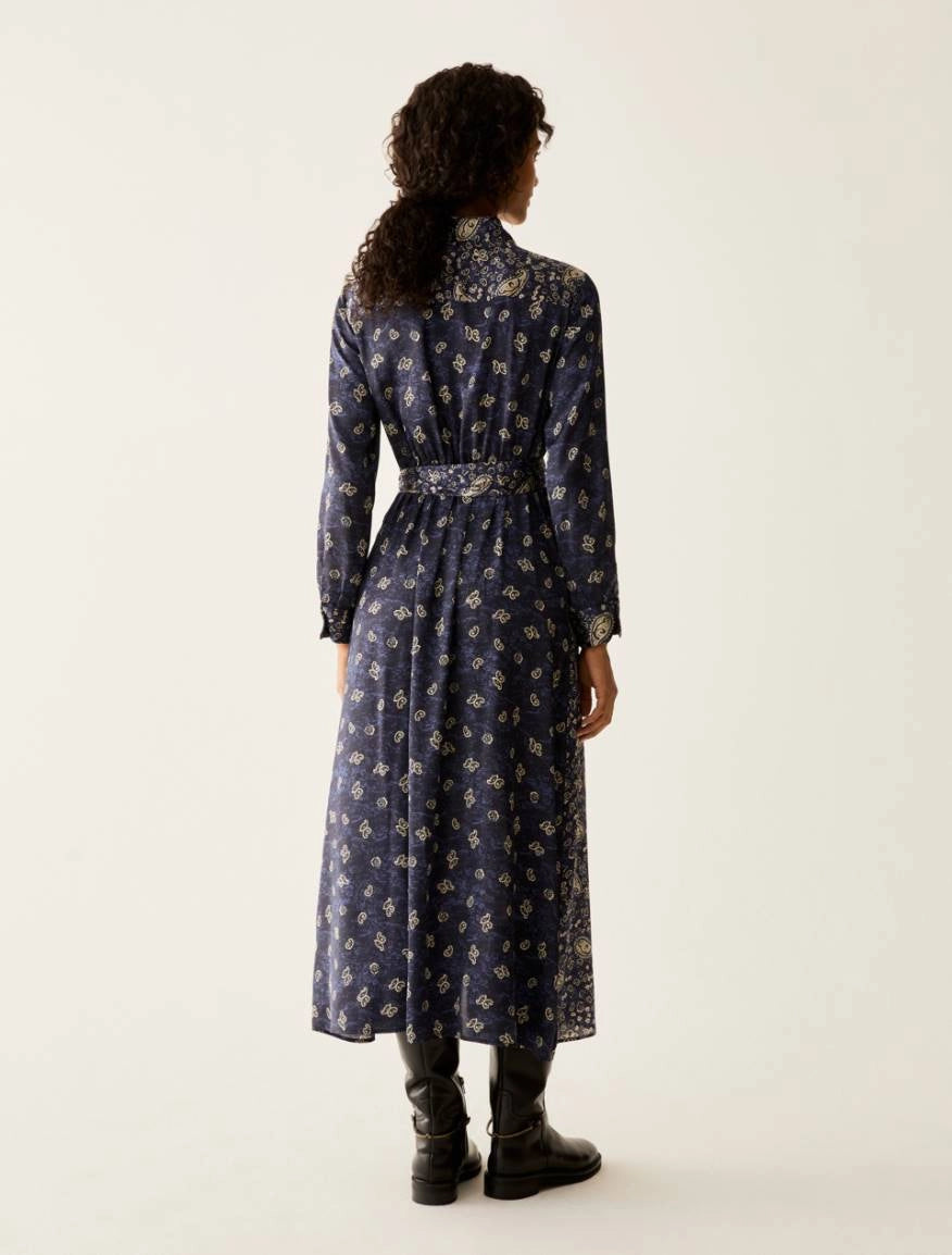 Chemisier in raso paisley - PENNYBLACK
