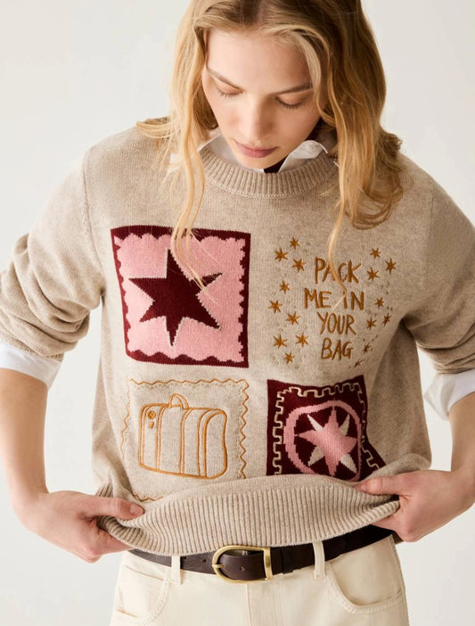 Maglia girocollo misto lana - PBBDISCO - PENNYBLACK