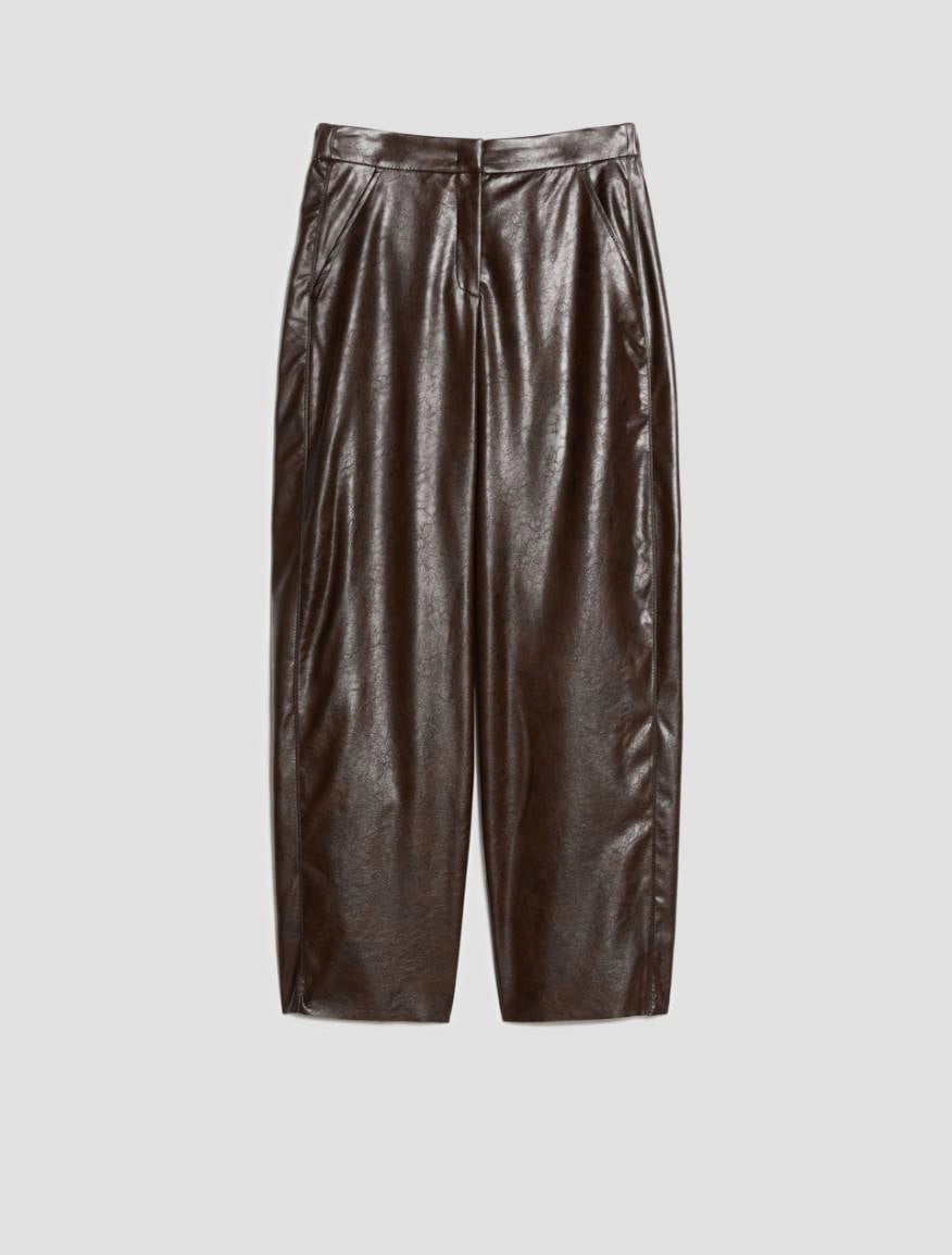 Pantaloni in jersey spalmato - PENNYBLACK