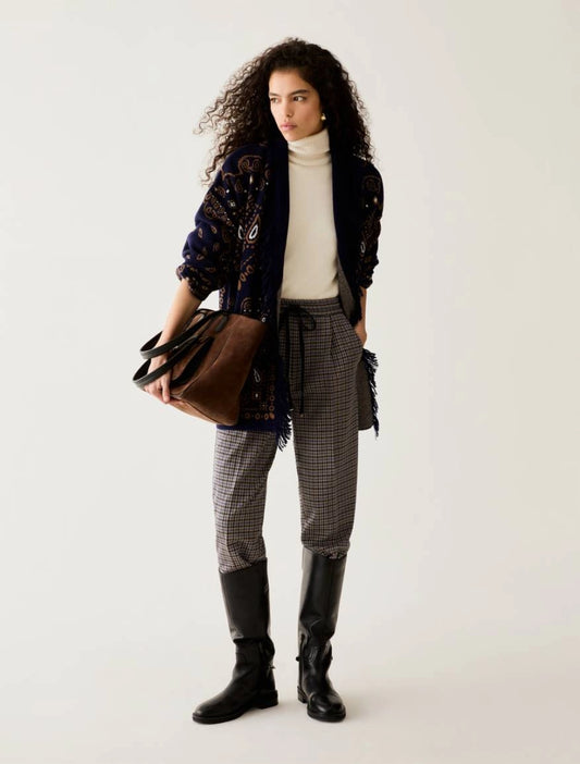 Pantaloni in jersey jacquard - PENNYBLACK