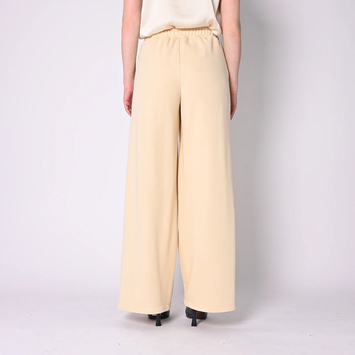 Pantalone palazzo in felpa garzata - l40y0556 - SOUVENIR