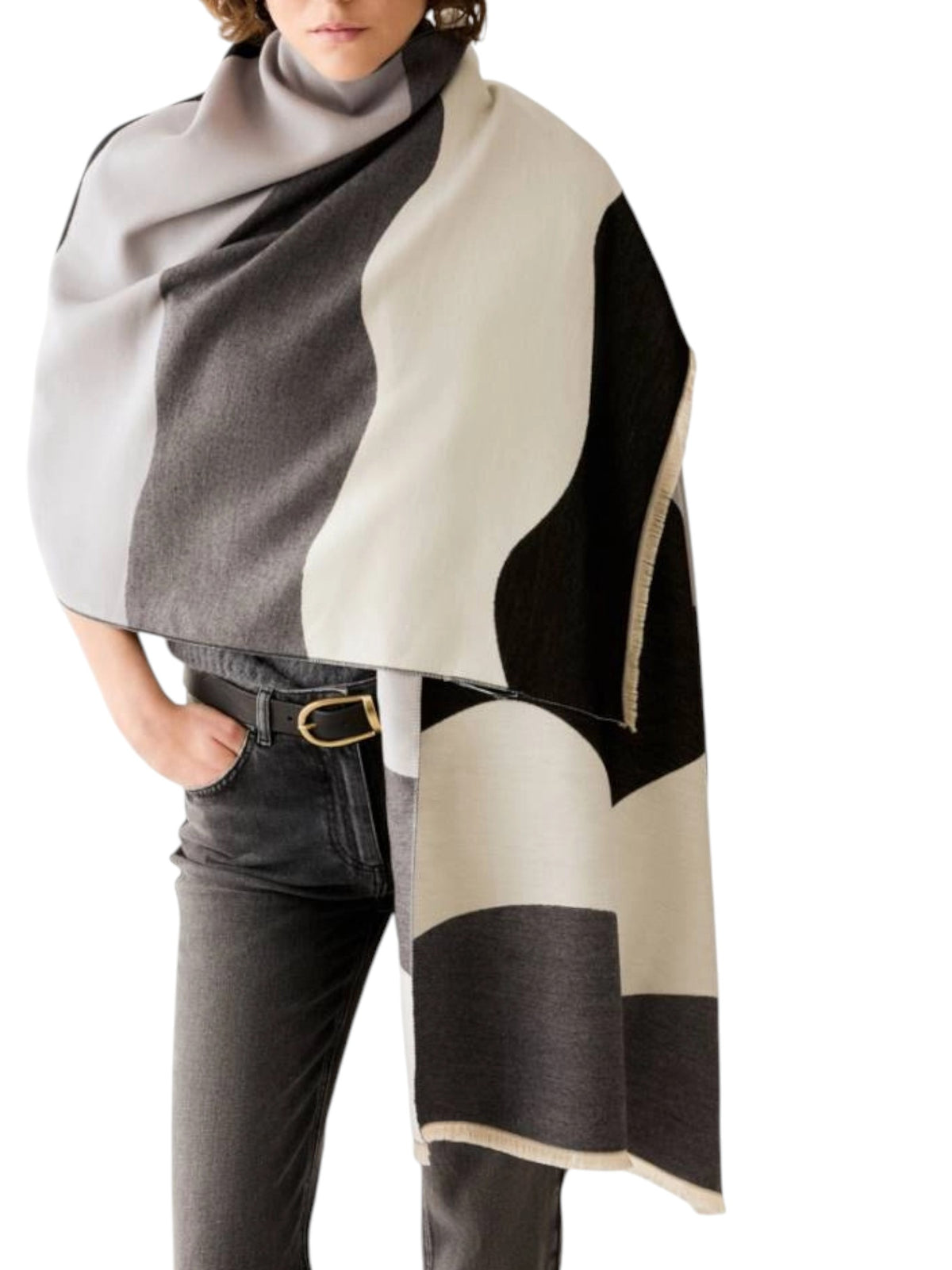 Stola a disegno jacquard - pbaombrina - PENNYBLACK