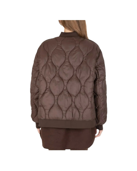 Piumino con orlo in lana - tac0049 - ViCOLO