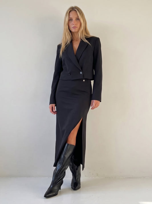 Blazer Crop Doppiopetto - w40s0326 - SOUVENIR