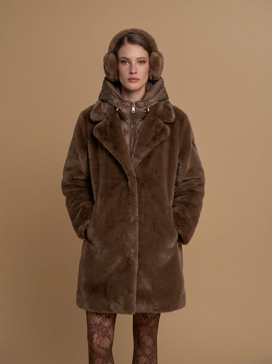 Piumino simil pelliccia - 263ss010 - NOSECRETS