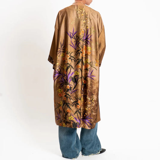 Kimono fantasia animalier/floreale - SAEO2AZA - DIXIE