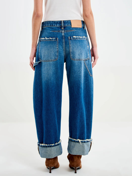 Jeans Kuma Barrel con Fondo Risvoltato - DAC5018 - ViCOLO