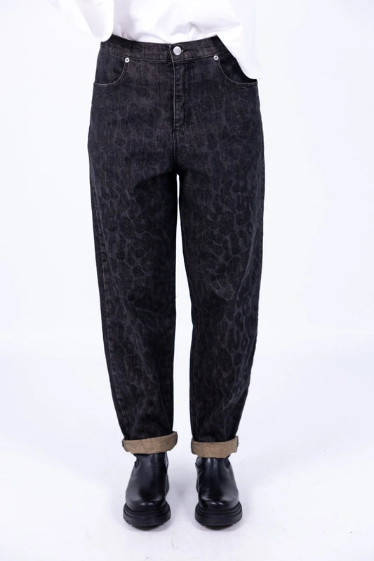 Jeans estampado animal - a26fj220 - LE STREGHE