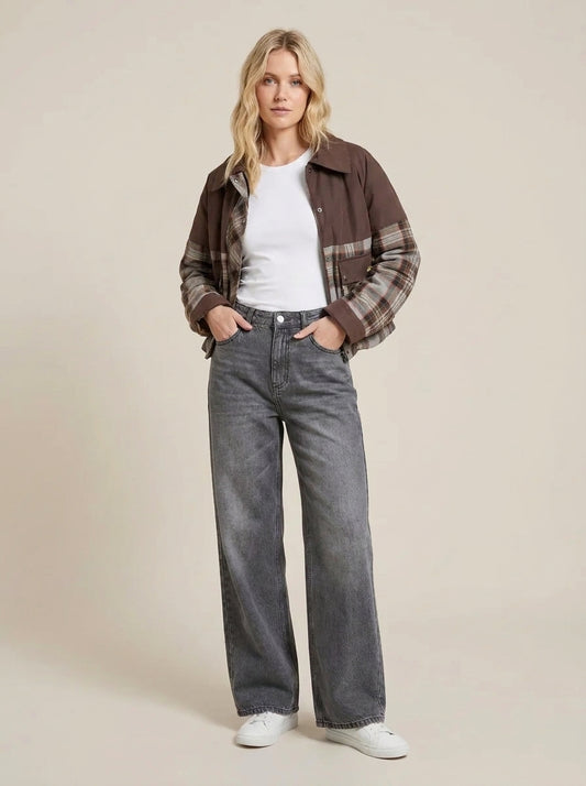 Checked jacket with pockets - VAI8TSORA - DIXIE