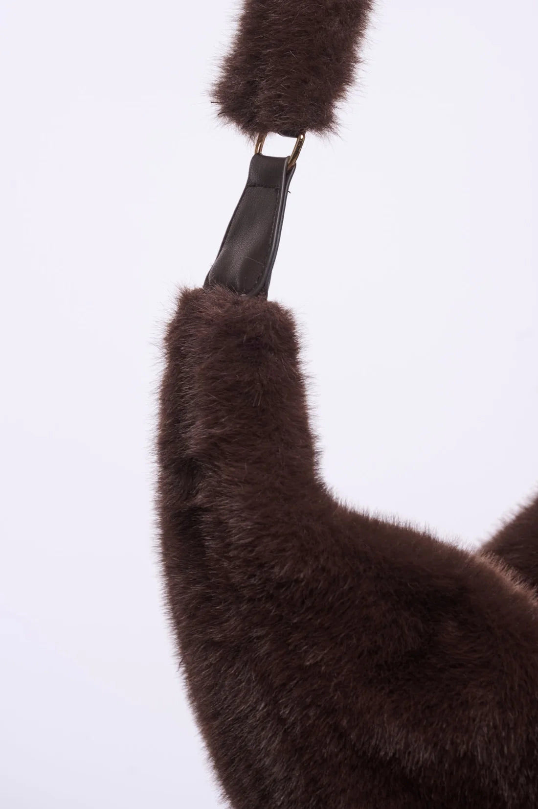 Faux fur crossbody bag - NAYLA - RINO & PELLE