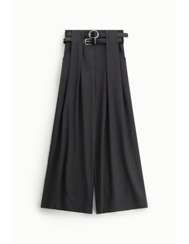 Pantalone a palazzo con pinces frontali - PDT7KHZA - DIXIE