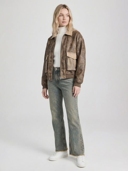 Jeans trombetta con fondo sfrangiato – PHILIA LOFT - g02v0101