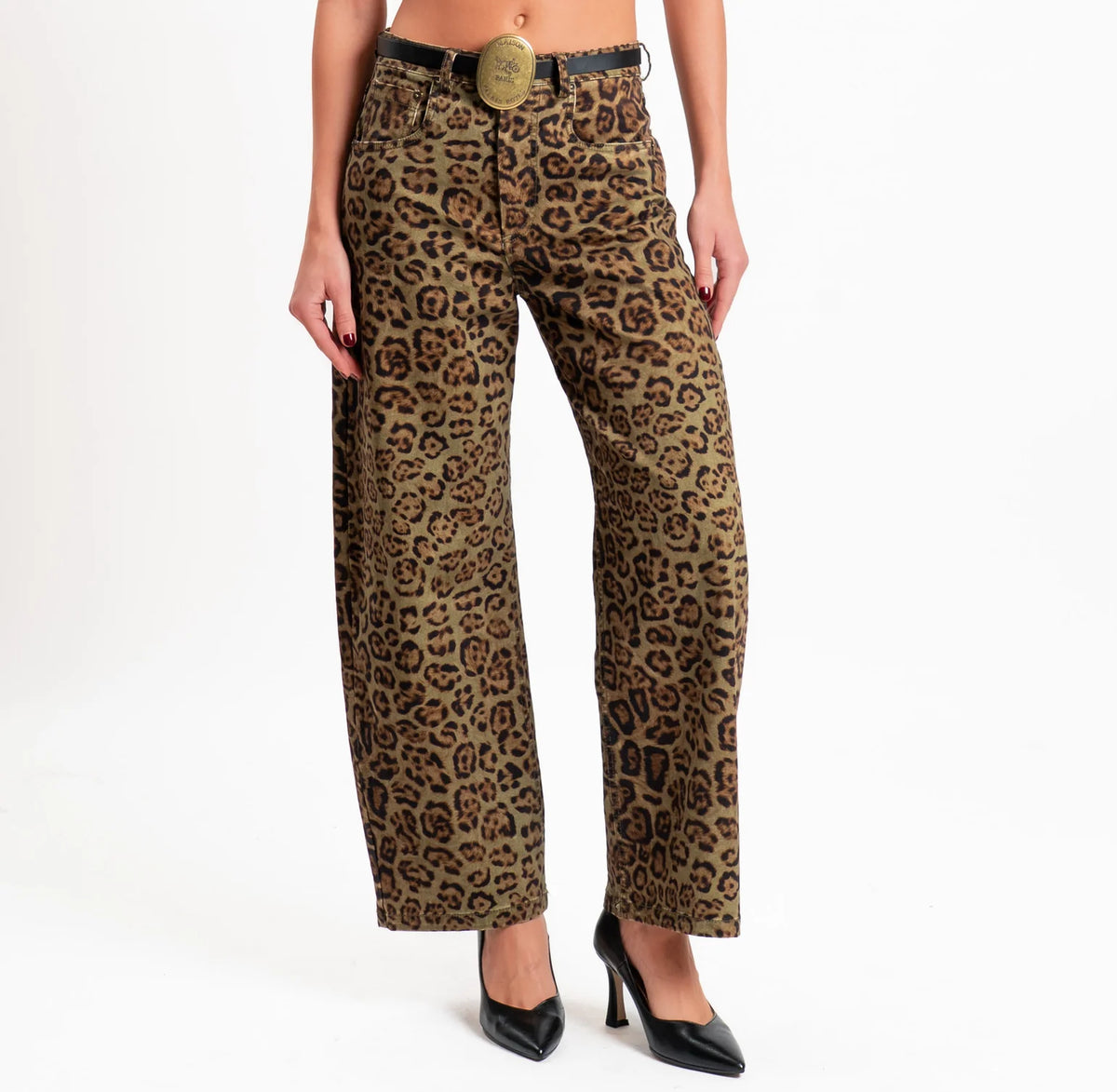 Pantalón Balloon Animal Print - w26p545 - TENSIONE IN
