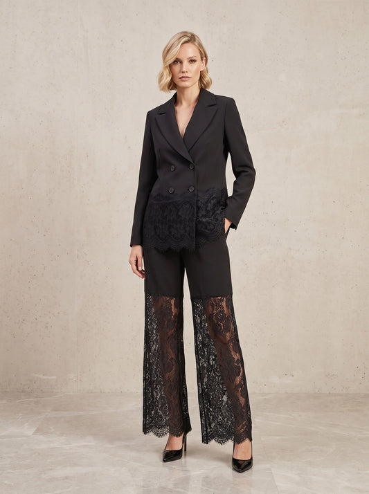 GIacca spencer con pizzo - A26ES614 - LE STREGHE