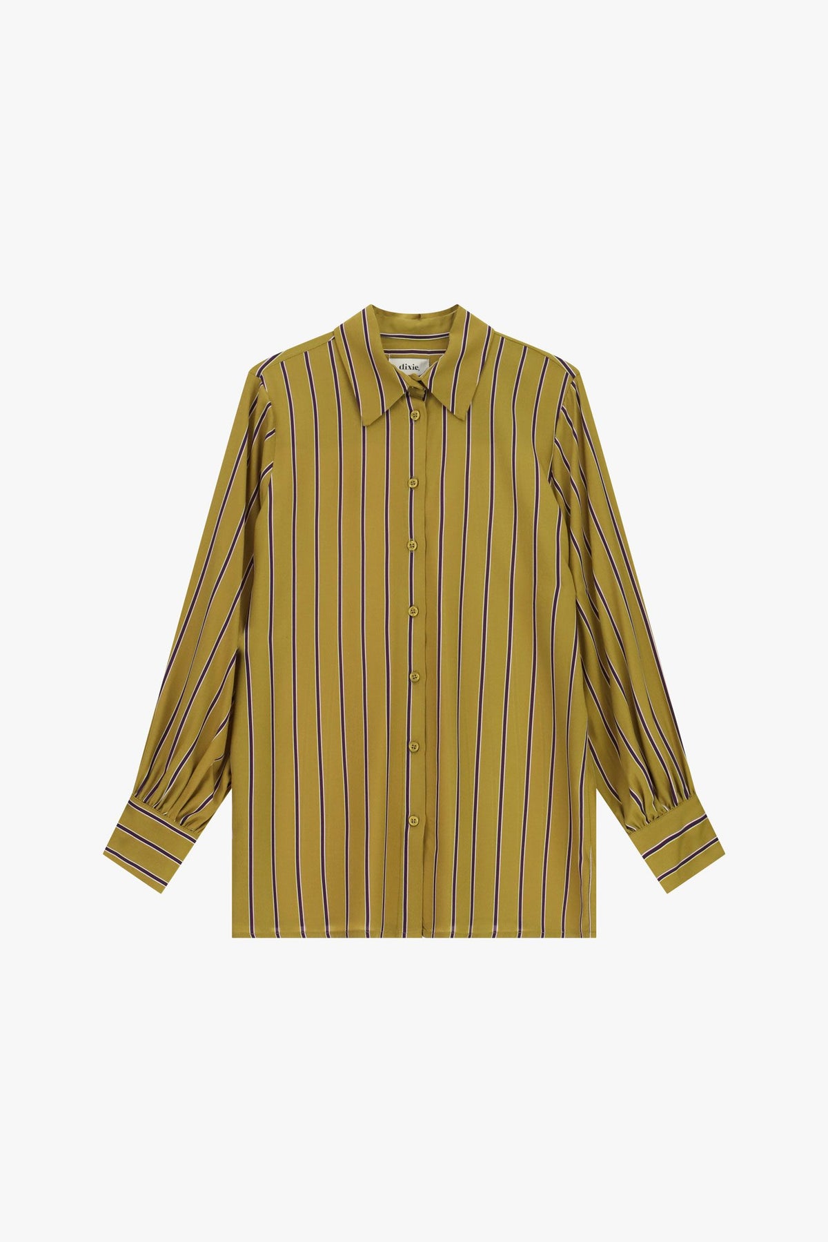 Camicia a righe con colletto classico e polsini - cdqc2ir - DIXIE