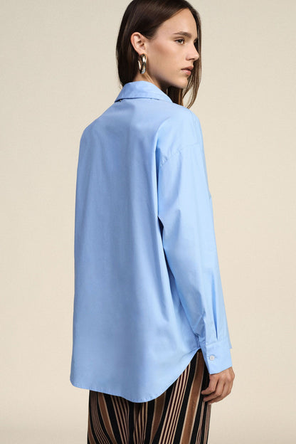 Camicia fit regolare con dettagli decorativi frontali - C067B054  - DIXIE