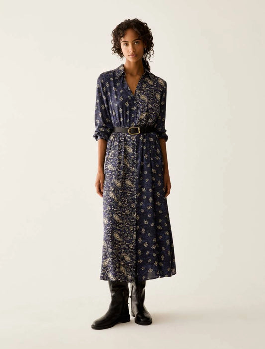 Chemisier in raso paisley - PENNYBLACK