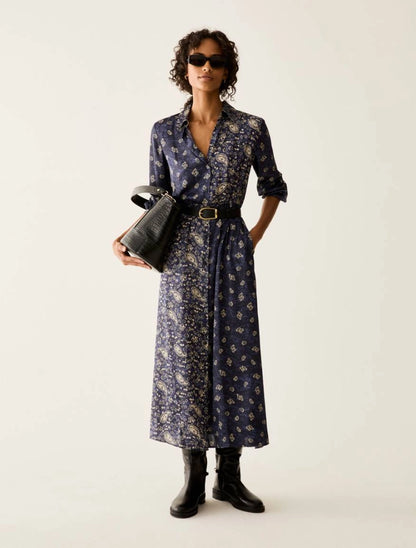 Chemisier in raso paisley - PENNYBLACK