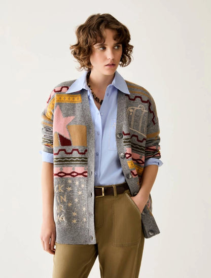 Cardigan with embroidery - PBBPAVIDO - PENNYBLACK