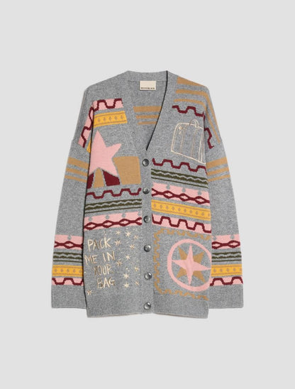 Cardigan with embroidery - PBBPAVIDO - PENNYBLACK