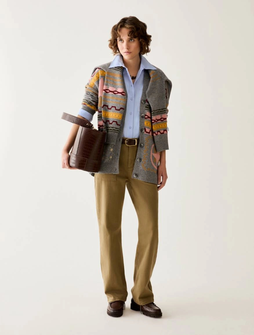 Cardigan with embroidery - PBBPAVIDO - PENNYBLACK