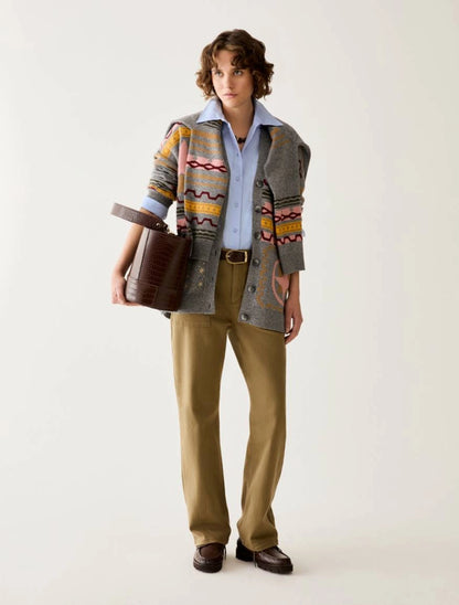 Cardigan with embroidery - PBBPAVIDO - PENNYBLACK