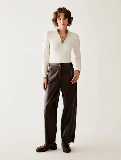 Pantaloni in jersey spalmato - PENNYBLACK
