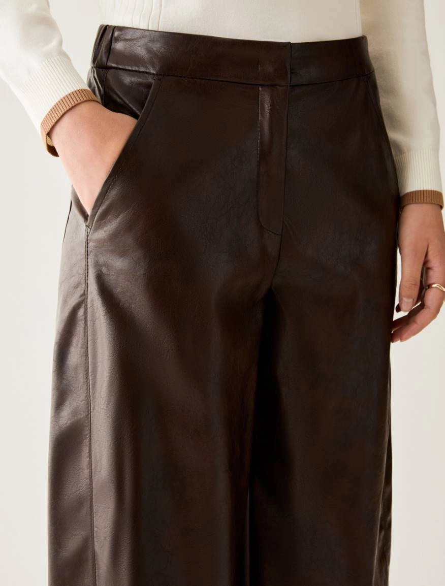 Pantaloni in jersey spalmato - PENNYBLACK