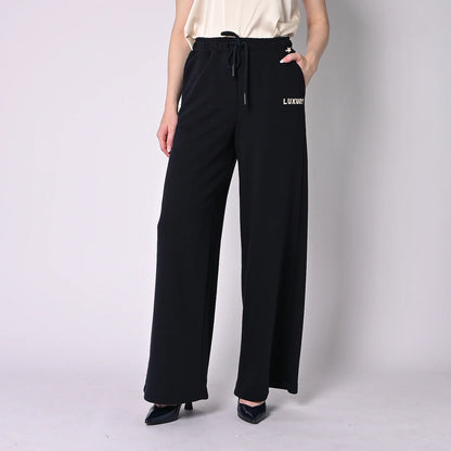 Pantalone palazzo in felpa garzata - l40y0556 - SOUVENIR