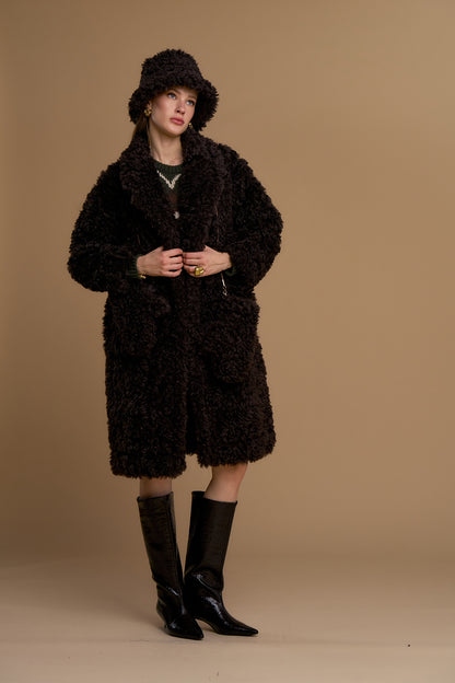 Cappotto teddy reversibile - 263ns105 - NOSECRETS