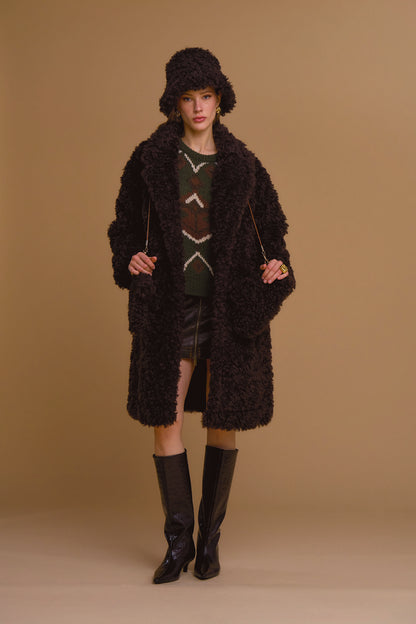 Cappotto teddy reversibile - 263ns105 - NOSECRETS