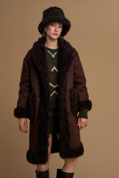 Cappotto teddy reversibile - 263ns105 - NOSECRETS