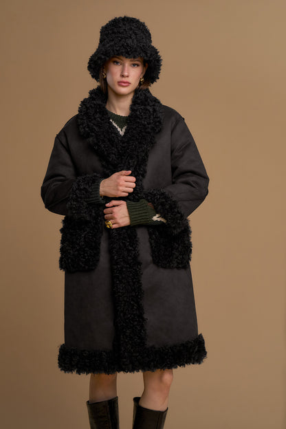 Cappotto teddy reversibile - 263ns105 - NOSECRETS