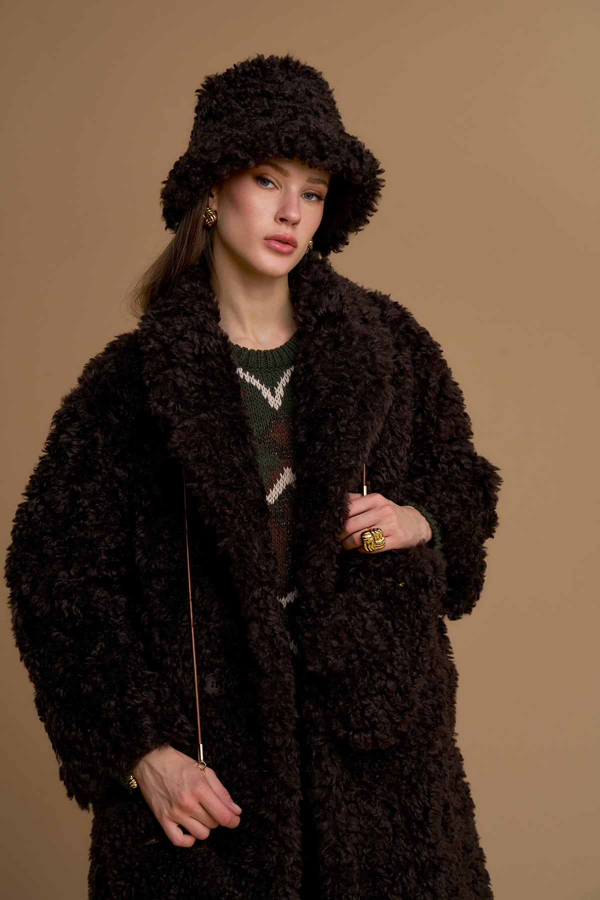 Cappotto teddy reversibile - 263ns105 - NOSECRETS