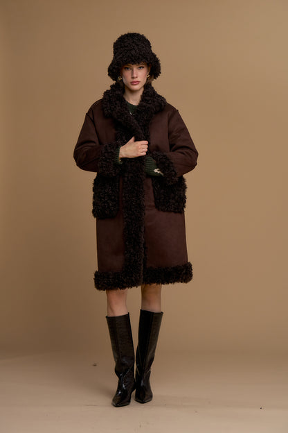 Cappotto teddy reversibile - 263ns105 - NOSECRETS