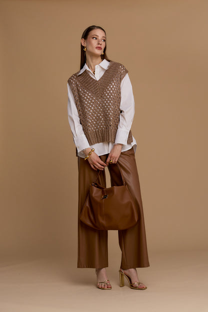 Gilet maglia traforata - 263ns141 - NOSECRETS
