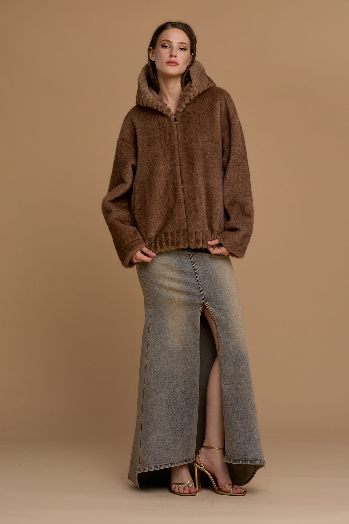 Giubbino over simil pelliccia - 263ns192 - NOSECRETS