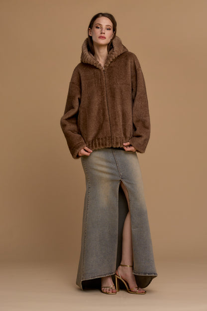 Giubbino over simil pelliccia - 263ns192 - NOSECRETS