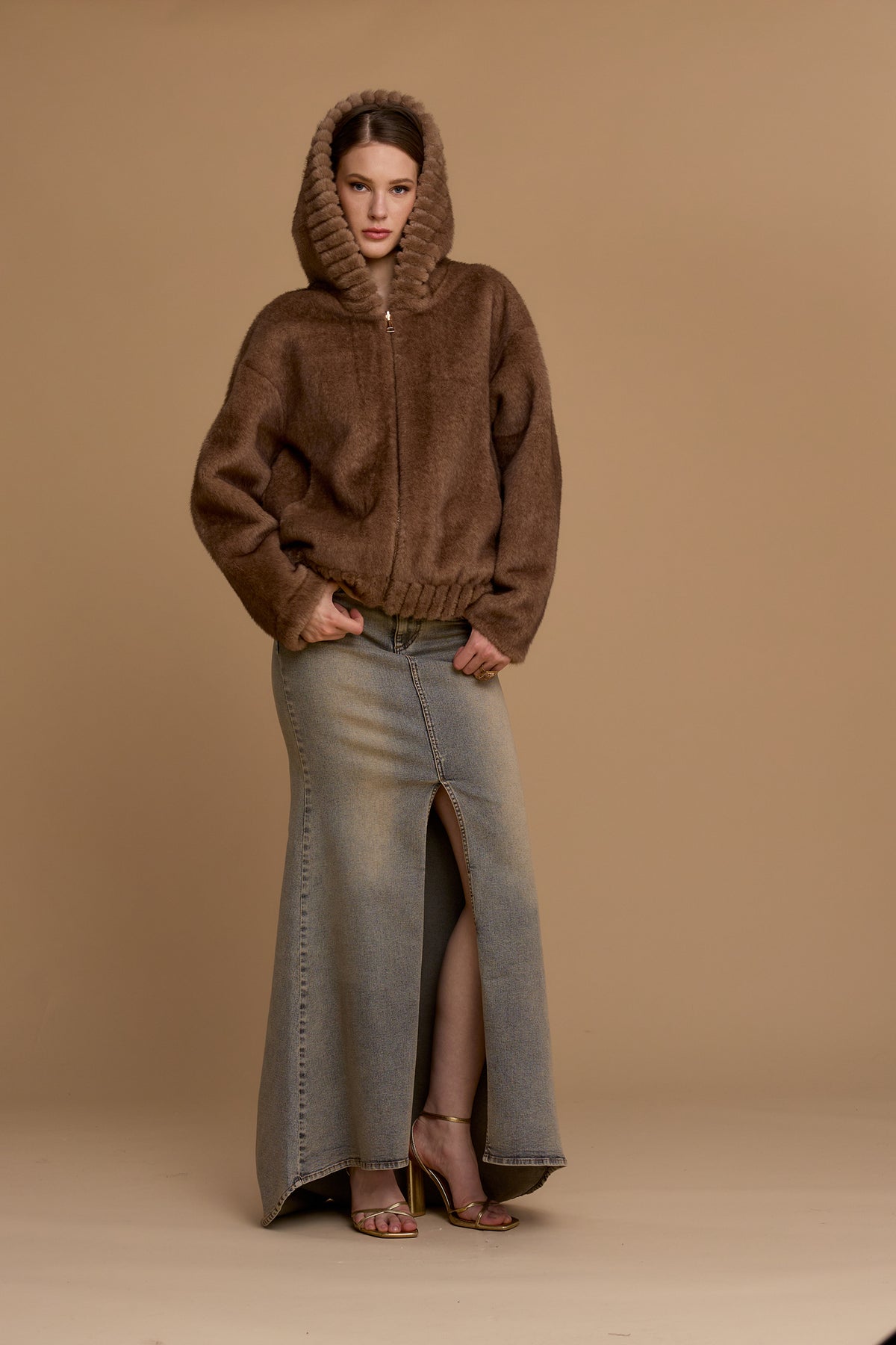 Giubbino over simil pelliccia - 263ns192 - NOSECRETS