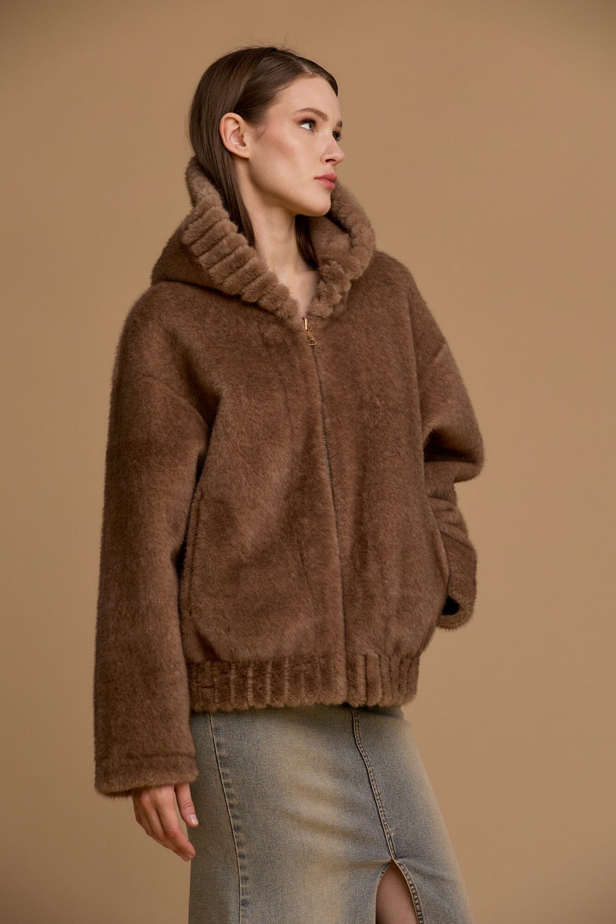 Giubbino over simil pelliccia - 263ns192 - NOSECRETS
