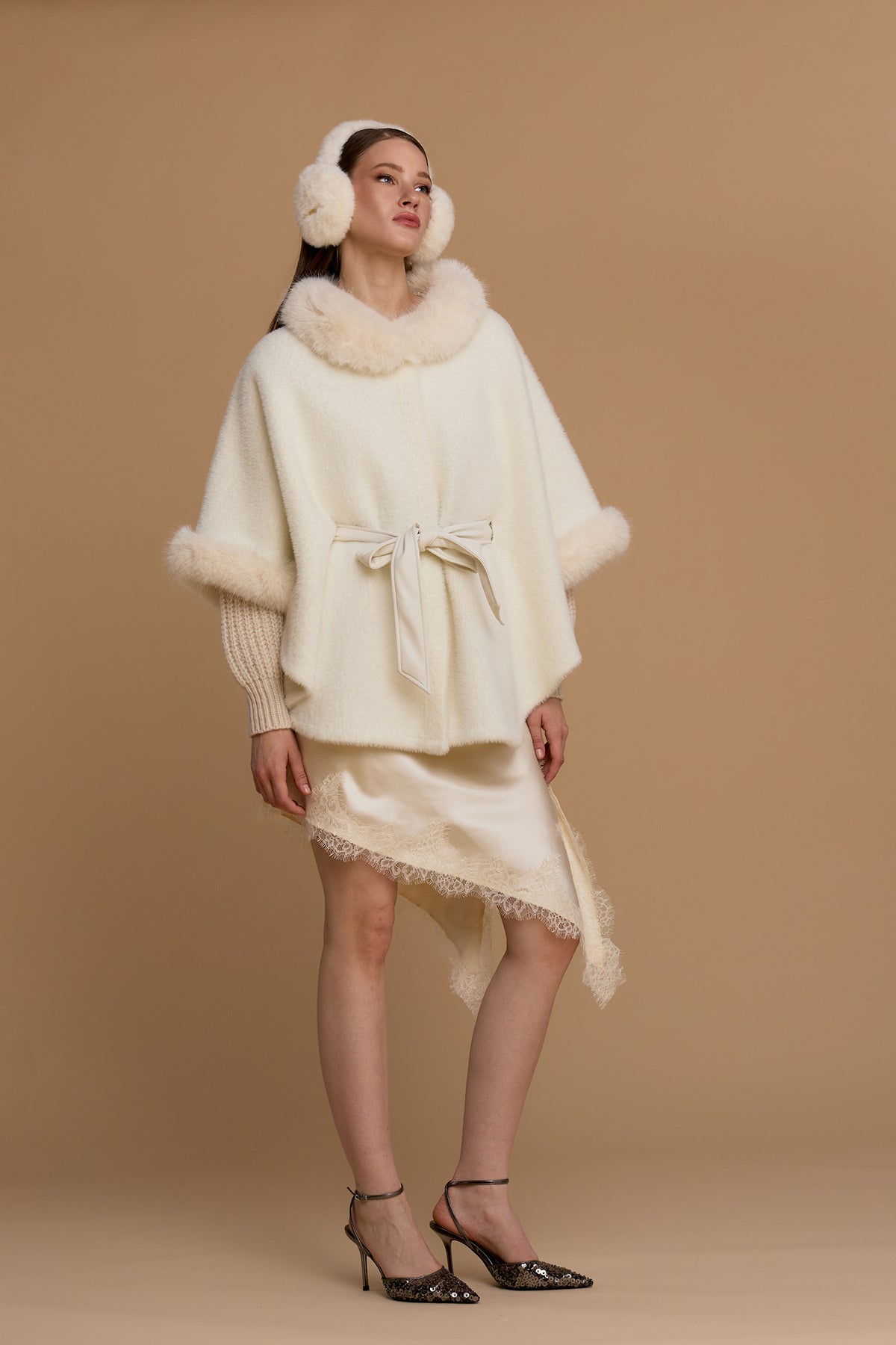 Cappa maglia e simil pelliccia - 263ns205 - NOSECRETS