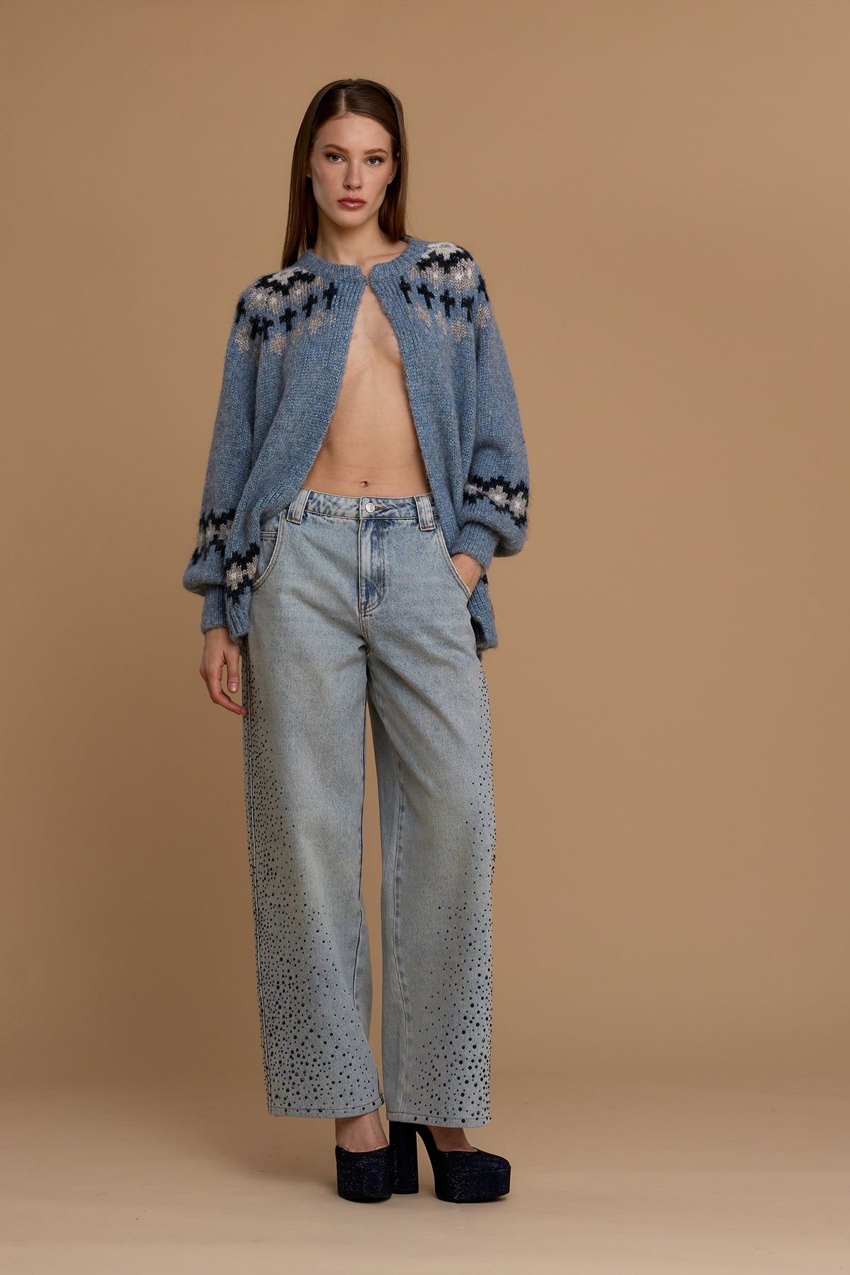 Diamond cascade jeans - 263ns220 - NOSECRETS
