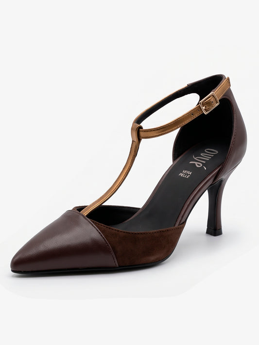 Zapatos de salón de piel - biancapel - - OVYE'