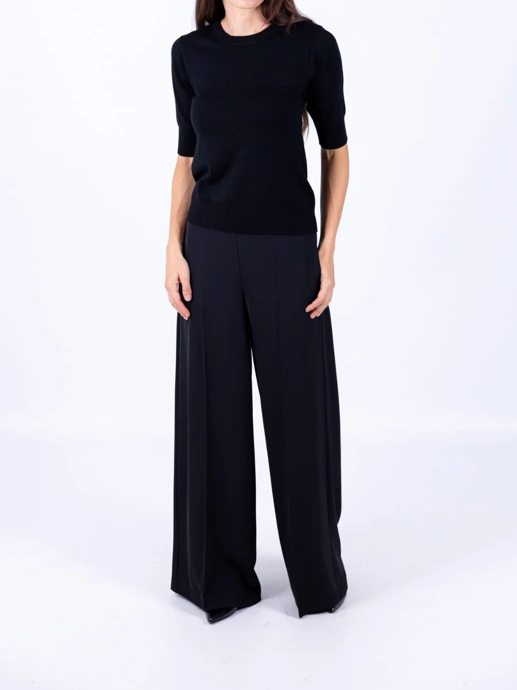 Pantalone ampio con tasche - A26ES214 - LE STREGHE