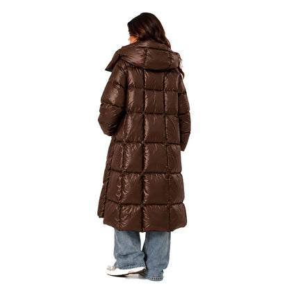 Piumino Lungo Maxi Collo e Cappuccio - tac0086 - ViCOLO